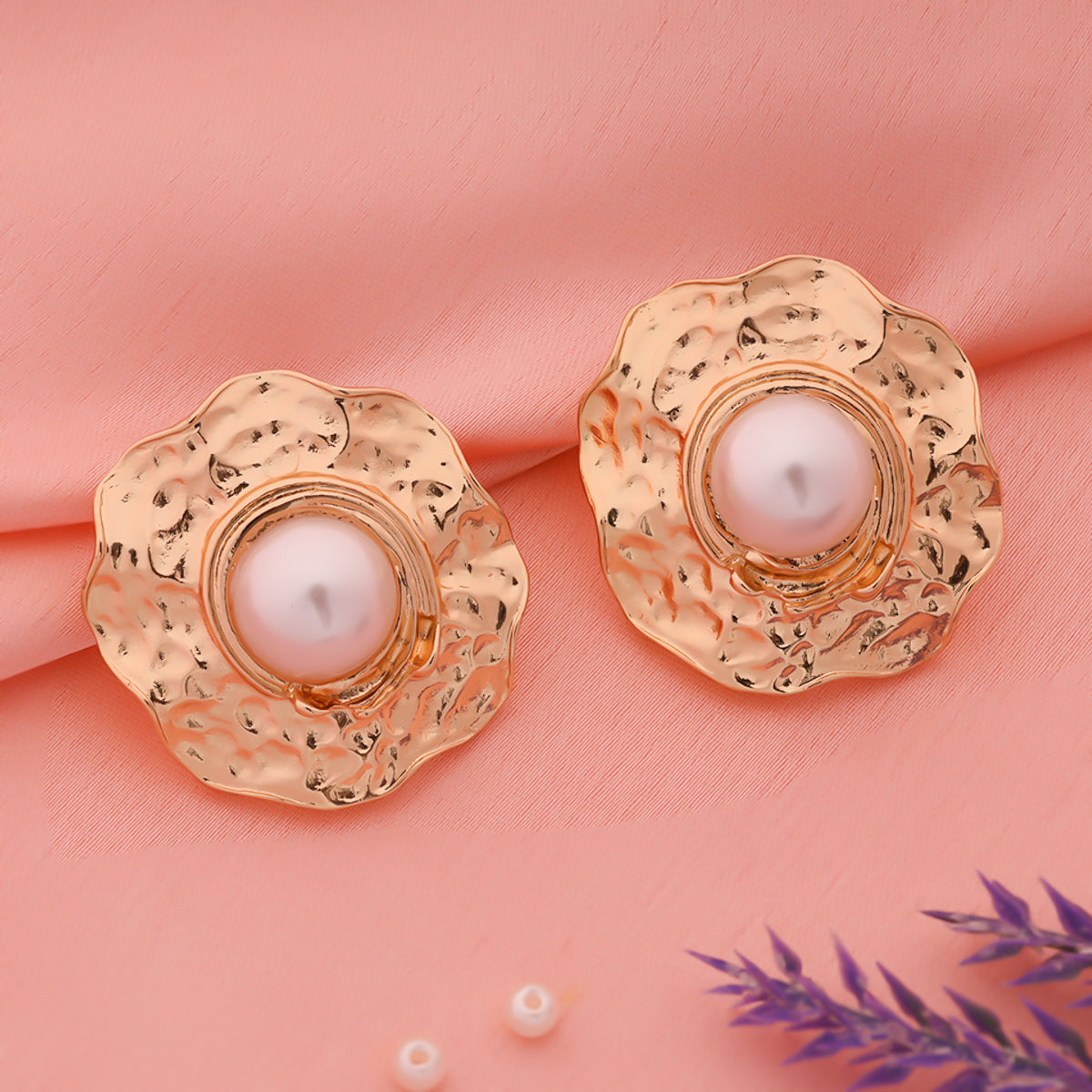 Blossom Pearl Statement Earrings