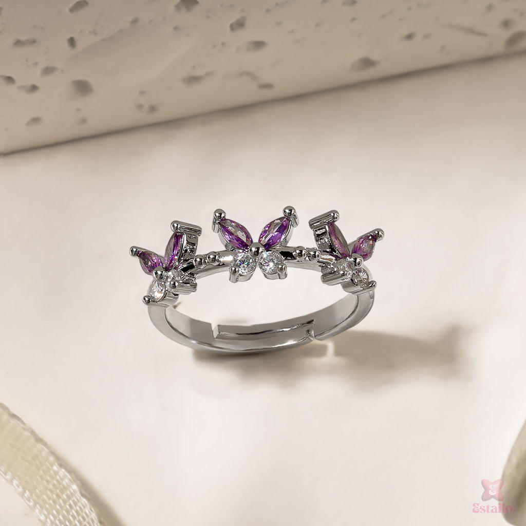 Fluttery Gem Ring