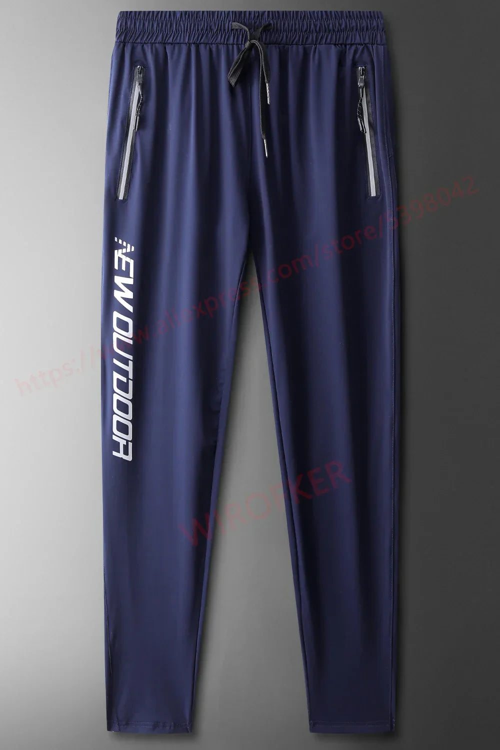 Gym Sweatpants Man Thin Fitness Trousers Slim Fit Quick Dry Running Long Pants Elastic Men Workout Pant