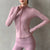 2024 Women Sport Jacket Zipper Yoga Coat Clothes Quick Dry Fitness Jacket Running Hoodies Thumb Hole Sportwear Gym Workout Top