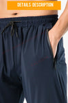 Gym Sweatpants Man Thin Fitness Trousers Slim Fit Quick Dry Running Long Pants Elastic Men Workout Pant