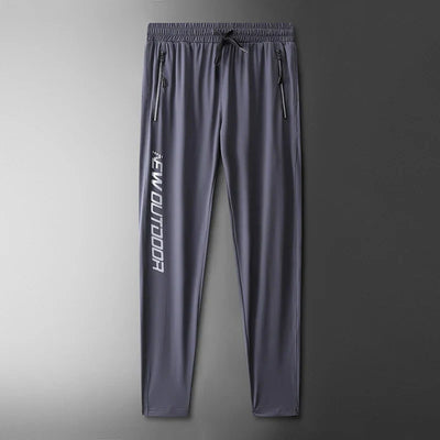 Gym Sweatpants Man Thin Fitness Trousers Slim Fit Quick Dry Running Long Pants Elastic Men Workout Pant