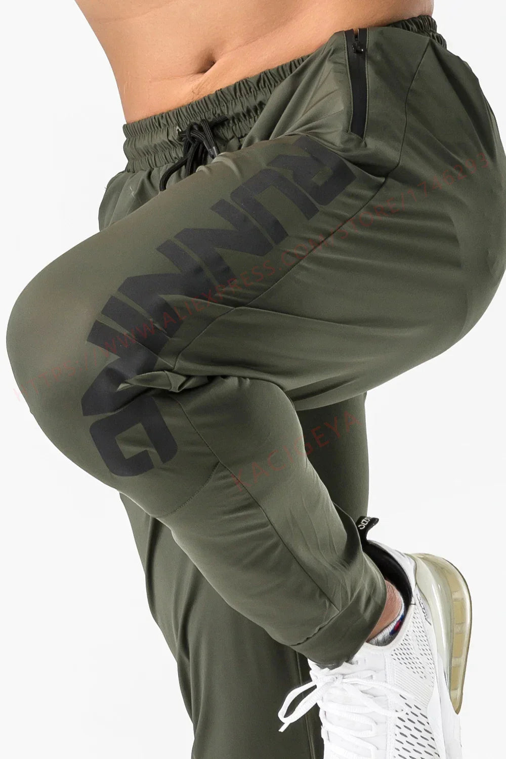 Gym Sweatpants Man Thin Fitness Trousers Slim Fit Quick Dry Running Long Pants Elastic Men Workout Pant