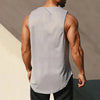 Gym Tank Top Men Mesh Quick Dry Bodybuilding Sleeveless Shirt Fitness Singlets Basketball Sportswear Muscle Vest Summer Clothing