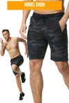 Men Gym Shorts 2021 New Camouflage Quick Dry Marathon Shorts Loose Fitness Casual Training Short Pant Male Workout Running Short