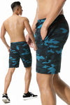 Men Gym Shorts 2021 New Camouflage Quick Dry Marathon Shorts Loose Fitness Casual Training Short Pant Male Workout Running Short