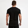 Men's Gym tshirt Men Running Sport T-shirt Fitness Bodybuilding Cotton Slim Tee shirt Tops Summer Male Jogging Training Clothing
