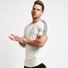 Men's Gym tshirt Men Running Sport T-shirt Fitness Bodybuilding Cotton Slim Tee shirt Tops Summer Male Jogging Training Clothing
