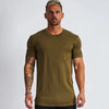 Men's Gym tshirt Men Running Sport T-shirt Fitness Bodybuilding Cotton Slim Tee shirt Tops Summer Male Jogging Training Clothing