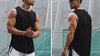 Gym Tank Top Men Mesh Quick Dry Bodybuilding Sleeveless Shirt Fitness Singlets Basketball Sportswear Muscle Vest Summer Clothing