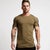Men's Gym tshirt Men Running Sport T-shirt Fitness Bodybuilding Cotton Slim Tee shirt Tops Summer Male Jogging Training Clothing