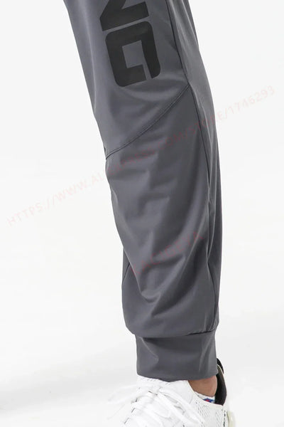 Gym Sweatpants Man Thin Fitness Trousers Slim Fit Quick Dry Running Long Pants Elastic Men Workout Pant