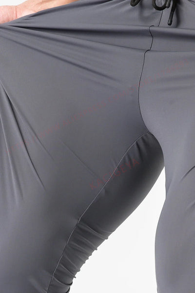 Gym Sweatpants Man Thin Fitness Trousers Slim Fit Quick Dry Running Long Pants Elastic Men Workout Pant