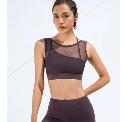 Summer Women Sports Bra Fitness Yoga Tank Crop Top Push Up Underwear Shockproof Athletic Vest Gym Sportswear