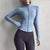 2024 Women Sport Jacket Zipper Yoga Coat Clothes Quick Dry Fitness Jacket Running Hoodies Thumb Hole Sportwear Gym Workout Top