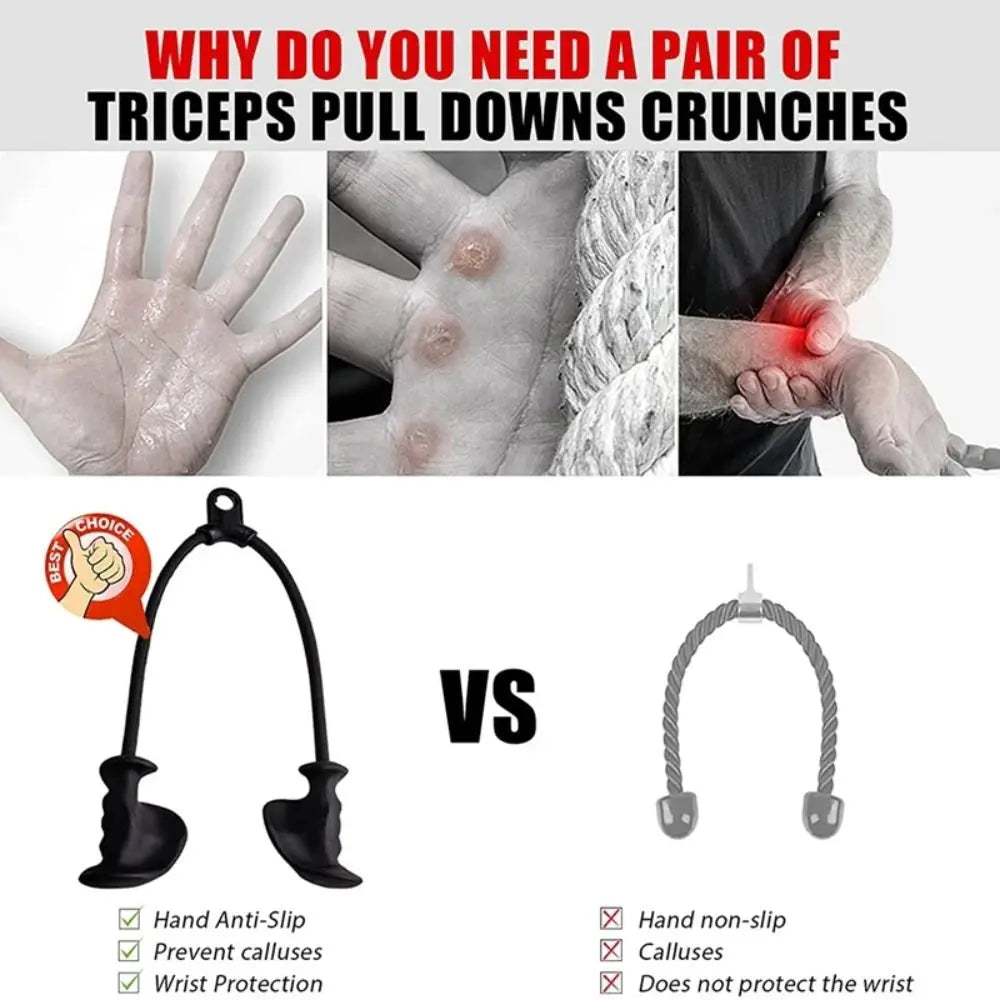 Ergonomic Fitness Pull Rope 360° Isolation Training Gantry Pull Rope Exercise Stable Gym Equipment Pull Rope Bodybuilding