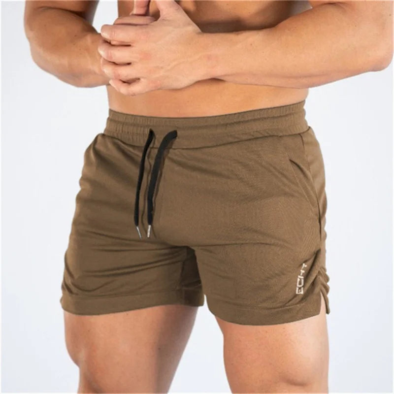 2025 NEW Fitness sports Shorts Man Summer Gyms Workout Male Breathable Mesh shorts Quick Dry Beach Short Pants men Sportswear