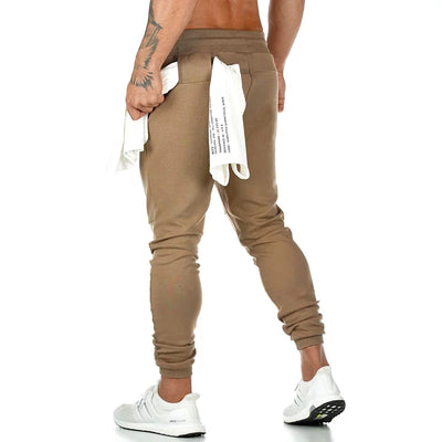 Men's Lightweight Gym Jogger Pants Breathable Hiking Jogging Runing Stretch Exercise Workout Sweatpants with Zipper Pocket Pants