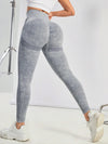 Women Gym Crossover Waist Leggings Butt Lifting Fitness Athletic Workout Yoga Pants Outdoor Sports Tights
