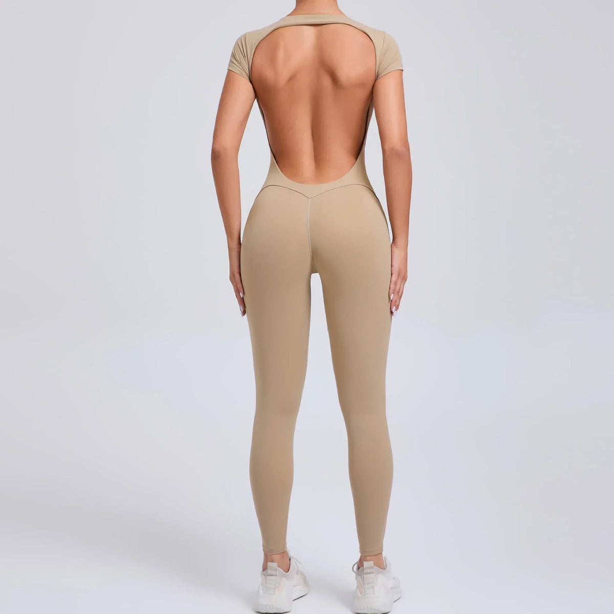 Women's Yoga Jumpsuit Fitness Sport Set Overalls Gym Clothing Wear Pilates Workout Clothes Women Short Sleeves Outfit Activewear