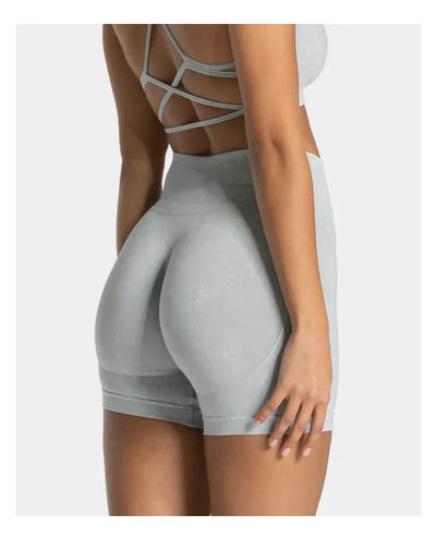 Women Yoga Shorts High Waist Workout Shorts Fitness Yoga Lift Butt Fitness Ladies Yoga Gym Running Short Pants Sportswear