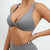 Sporty Woman Top Bras Fitness Clothing Push Up Yoga Bra Underwear Sport Tops For Women Breathable Running Vest Gym Crop Tops