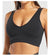 Sports Bra  Seamless Halter Neck Strap Bra Open Back Fitness Yoga Top Bras Support Women Workout Gym Crop Top