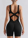 Padded Jumpsuit Sports Women Yoga Bodysuit Fitness Wear Gym Sportswear High Elastic Workout Running Clothes