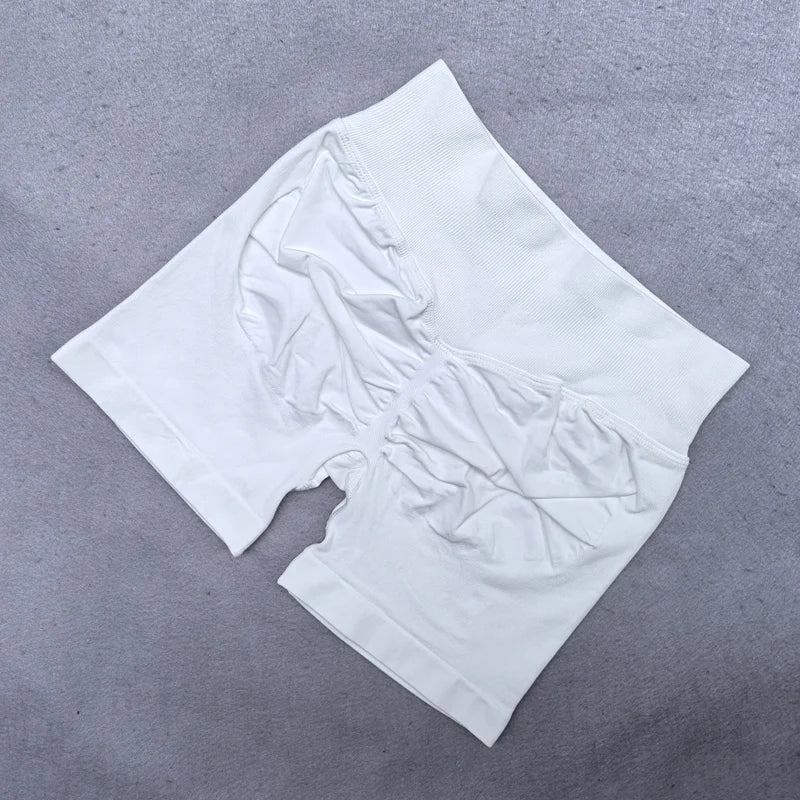 Sports Shorts Women Low Ribbed Waistband Yoga Shorts Seamless Workout Gym Scrunch Shorts Booty High Stretch Running Shorts