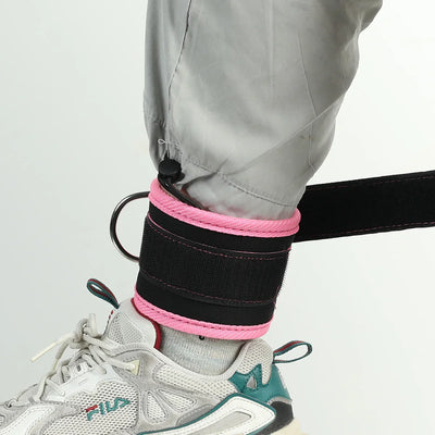Fitness Ankle Straps Adjustable D-Ring Support Cuffs Gym Leg Excercises Training Workouts Sports Fit Guard Safety Abductors
