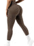 Ribbed Leggings Women Seamless High Waist Sexy Push Up Butt Yoga Pants Gym Fitness Legging Tummy Control Workout Running Tights