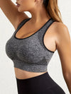 Women's Workout Sports Bras Fitness Backless Padded Ivy Low Impact Bra Yoga Crop Tank Top