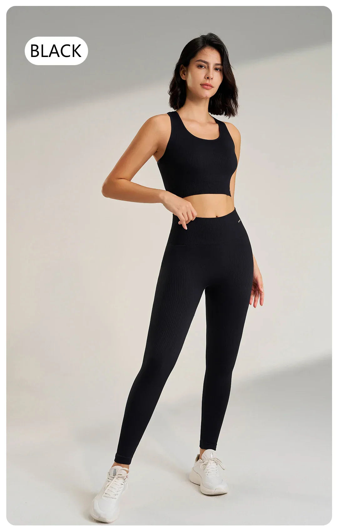 Women's Fitness High Waisted Skinny Sportswear Fitness Pants Bra Tops High Waisted Leggings Athletic Suit 2 Piece Yoga Wear