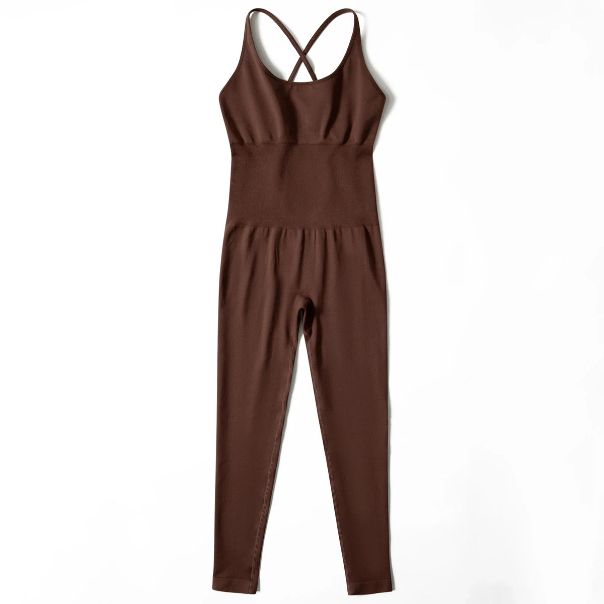 Jumpsuit Women One-piece Outfit  Sleeveless Square Neck  Bodysuit  Casual Streetwear Playsuits Sport Fitness Jumpsuit Women