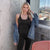 Jumpsuit Women One-piece Outfit  Sleeveless Square Neck  Bodysuit  Casual Streetwear Playsuits Sport Fitness Jumpsuit Women
