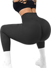 Ribbed Leggings Women Seamless High Waist Sexy Push Up Butt Yoga Pants Gym Fitness Legging Tummy Control Workout Running Tights