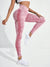 Women Gym Crossover Waist Leggings Butt Lifting Fitness Athletic Workout Yoga Pants Outdoor Sports Tights