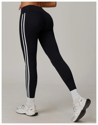 Women Yoga Leggings Hips Lifting Gym Tight Workout Leggings Sport Pant High Waist Fitness Leggings Push Up Workout Running Pants
