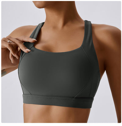Women Cross Strap Sports Bra Top Women Push Up Sport Bra Yoga Gym Crop Top Brassiere Fitness Top Sport Bra Breathable Bras
