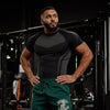 Men's T-shirt men Short Sleeve t-shirts Fitness Tops Running T shirt Workout Training Tees Man Gym bodybuilding Clothing