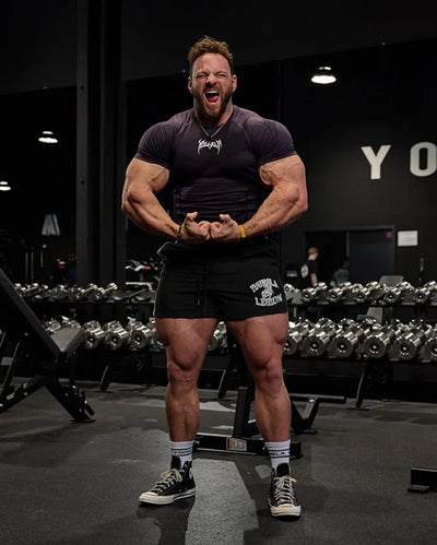 2025 YOUNGAL New Men's Fitness T-shirts clothing  sports Tshirt tights high elastic training short sleeve fitness man clothing