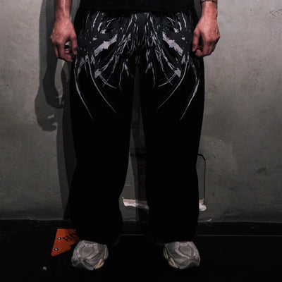 Unisex Streetwear Gym Pants Men Women Casual Drawstring Loose Fit Workout Wide Leg Trousers Jogger Alternative Fitness Fashion