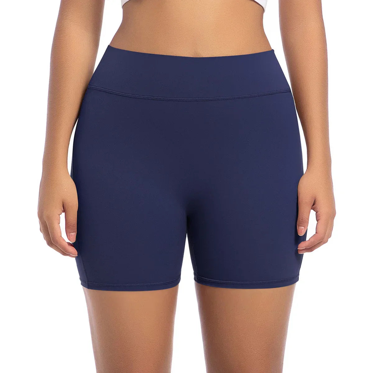 Womens Workout Shorts with Pockets Scrunch Butt Gym Biker Shorts High Waisted Booty Cargo Pants Yoga Running Leggings Activewear