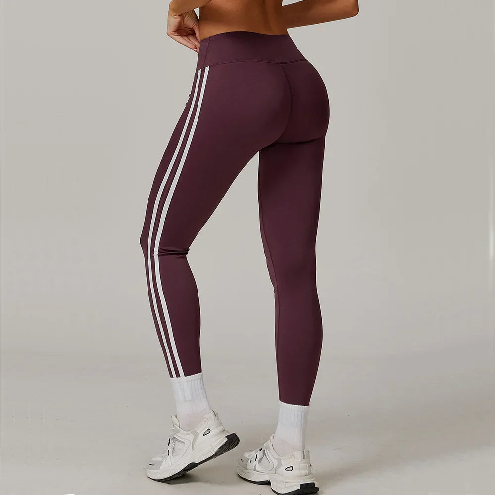 Women Yoga Leggings Hips Lifting Gym Tight Workout Leggings Sport Pant High Waist Fitness Leggings Push Up Workout Running Pants