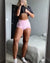 Sports Shorts Women Low Ribbed Waistband Yoga Shorts Seamless Workout Gym Scrunch Shorts Booty High Stretch Running Shorts