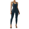 Jumpsuit Women One-piece Outfit  Sleeveless Square Neck  Bodysuit  Casual Streetwear Playsuits Sport Fitness Jumpsuit Women