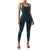 Jumpsuit Women One-piece Outfit  Sleeveless Square Neck  Bodysuit  Casual Streetwear Playsuits Sport Fitness Jumpsuit Women
