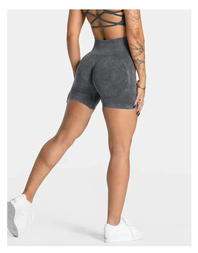 Women Yoga Shorts High Waist Workout Shorts Fitness Yoga Lift Butt Fitness Ladies Yoga Gym Running Short Pants Sportswear