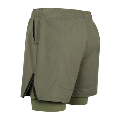 Running Shorts Men Gym Sports Shorts 2 In 1 Quick Dry Workout Training Gym Fitness Jogging Short Pants Summer Men Shorts