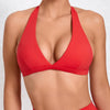 Sexy Sports Bra Women Seamless Halter Neck Strap Bra Open Back Yoga Top Bra Medium Support Gym Crop Top Mujer Underwear Girl
